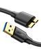Зарядний Кабель живлення USB 3.0 AM / micro USB 3.0 Black Ugreen US130 10840 (0.5m) фото 1