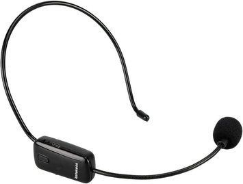 Беспроводной микрофон Retekess TR503, FM гарнитура Hands-Free с аккумулятором для усилителя голоса Black TR503 фото