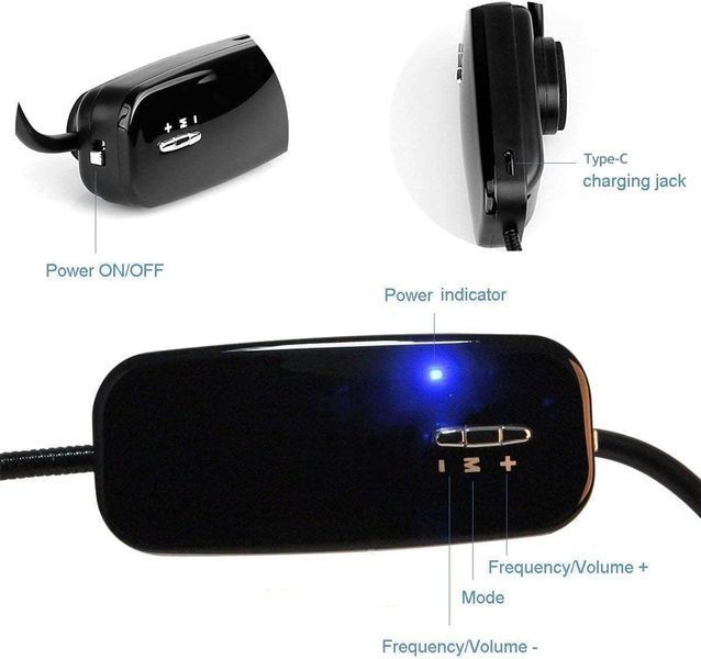 Беспроводной микрофон Retekess TR503, FM гарнитура Hands-Free с аккумулятором для усилителя голоса Black TR503 фото