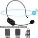Беспроводной микрофон Retekess TR503, FM гарнитура Hands-Free с аккумулятором для усилителя голоса Black TR503 фото 4