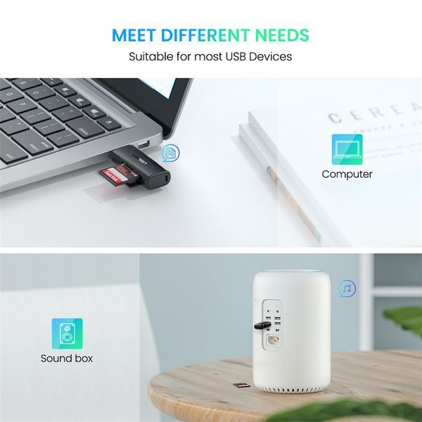 Кардрідер USB 3.0 TF/SD Ugreen 60722 до 512Гб 60722 фото
