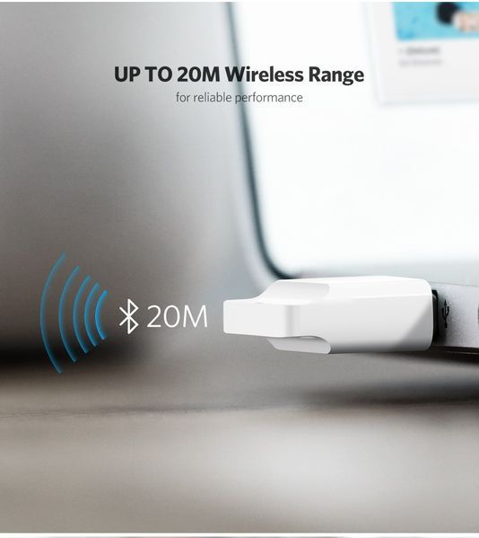 USB Bluetooth-адаптер Bluetooth передавач для комп'ютера, ноутбука Ugreen US192 US192 фото