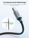 Кабель UGREEN US370 USB-C to USB Type-B Printer Cable для принтера, сканера, МФУ Aluminium 2m Black (80807) 80807 (2m) фото 5