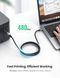 Кабель UGREEN US370 USB-C to USB Type-B Printer Cable для принтера, сканера, МФУ Aluminium 2m Black (80807) 80807 (2m) фото 4