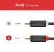 Аудіо кабель UGREEN AV104 2RCA to 2RCA Black 0.5m (50285) 50285 (0.5m) фото 7