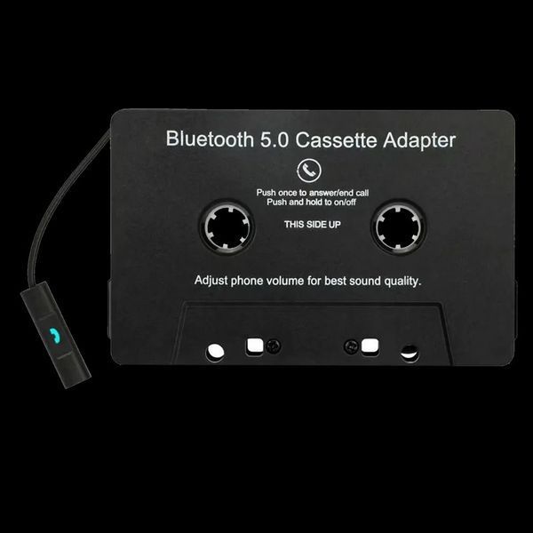 Адаптер Bluetooth кассета со стерео головкой, модулятор для автомагнитол Multifunctional MP3, WAV Black 2244954082 фото