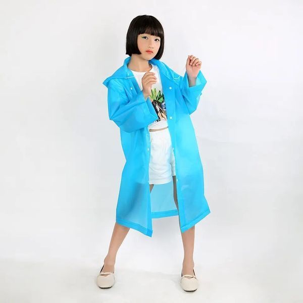 Дождевик детский RAINWEAR с капюшоном для активного отдыха на кнопках Unisex 110-145 см. Pink 2246089572 фото