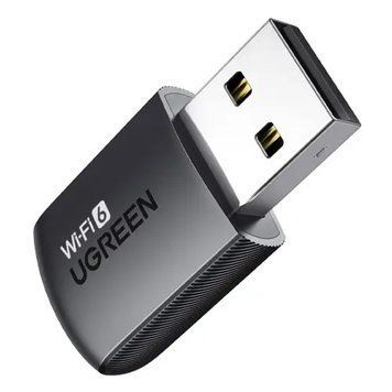 Адаптер Wi-Fi 6 Ugreen CM762 AX900 USB Dual Band WiFi Adapter сетевой адаптер 600Мб Black (35264) 35264 фото