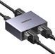 Адаптер-сплиттер 1000 Мбит/с Ugreen NW301 сетевой коммутатор RJ45 LAN с кабелем питания USB-C для ПК/ноутбука (45311) 45311 фото 1