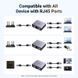 Адаптер-сплиттер 1000 Мбит/с Ugreen NW301 сетевой коммутатор RJ45 LAN с кабелем питания USB-C для ПК/ноутбука (45311) 45311 фото 4
