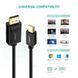 Кабель UGREEN MD105 Mini DisplayPort to DisplayPort 1.5 м Чёрный (10477) 10477 (1.5m) фото 4
