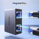 Адаптер-сплиттер 1000 Мбит/с Ugreen NW301 сетевой коммутатор RJ45 LAN с кабелем питания USB-C для ПК/ноутбука (45311) 45311 фото 3
