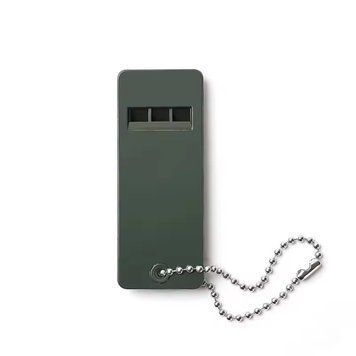 Уличный свисток, портативный, трёхчастотный, с подвесной цепочкой Green 2458081309 фото