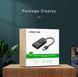 Зовнішня звукова карта USB UGREEN CM129 із регулятором гучності 15см Black (40964) 40964 фото 10