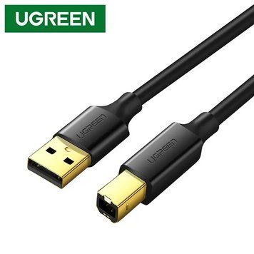 Кабель UGREEN US135 USB для USB Type B для принтера, сканера, МФУ (1-2m) 10350 (1.5m) фото