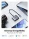 Кардридер 3в1 UGREEN CM387 USB C to SD Micro SD TF USB Card Reader Aluminium Gray (80798) 80798 фото 9