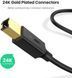 Кабель UGREEN US135 USB для USB Type B для принтера, сканера, МФУ (1-2m) 10350 (1.5m) фото 5