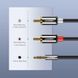 Аудіо кабель UGREEN AV116 AUX 3.5 mm to 2RCA PVC 1.0m (10749) 10749 (1m) фото 2