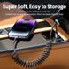 Кабель Lightning Ugreen US537 пружинний MFi для заряджання та передавання даних Lightning to USB-C 20W PD Fast 90480 90480 фото 5