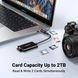 Картридер 2 in 1 UGREEN CM265 USB-C SD3.0, TF 2 TB 170 МБ/с для iPhone 15 Pro Max iPad Pro MacBook Pro (35622) 35622 фото 5