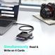 Кард-рідер 4 in 1 UGREEN CR125 SD/MicroSD/TF/CF/MS Compact Flash Type-C 0.5m Black (15306) 15306 фото 5