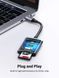 Card Reader USB-C to SD/TF 2-in-1 Ugreen 80888 (CM401) Aluminium Case NEW 80888 фото 7