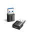 Адаптер Type C Female на Type A Male Ugreen US701 USB 3.0 сумісний з iPhone 14 Pro Max, Galaxy S24 Black (45299) 45275 фото 2