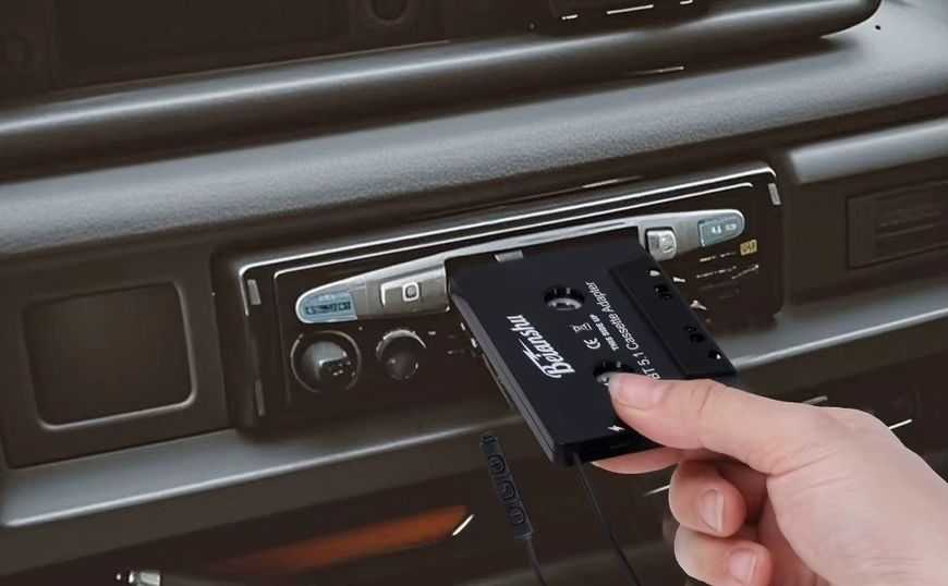 Автомобільний аудіоадаптер Beianshu ZHX-008 AUX касета з Bluetooth 5.1, MP3 плеєр для iPhone Samsung, Xiaomi Black ZHX-008 фото