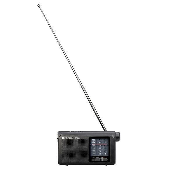 Радиоприемник Retekess TR605 FM/MW/SW, аварийный яркий фонарик 400lm, аккумулятор 18650 TR605 фото