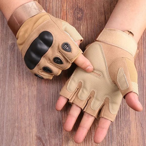 Рукавиці тактичні з півпальцями Oakley для мотокросу, велоспорту розмір M (18-19 см.) Khaki 2701865292 фото