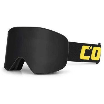 Горнолыжная маска Copozz GOG-2919 магнитная, 100% защита от ультрафиолета, Anti-Fog Ski, Unisex Black 2497780262 фото