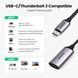 Перехідник USB-C to HDMI UGREEN CM297 адаптер 4K 60Hz Thunderbolt 3 Grey (70444) 70444 фото 4