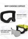Горнолыжная маска Copozz GOG-2919 магнитная, 100% защита от ультрафиолета, Anti-Fog Ski, Unisex Purple 2497881667 фото 5