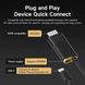 Кабель USB-C to HDMI Hagibis SWC10 для Nintendo Switch и OLED 8K@60Гц с дополнительным питанием PD100W Black SWC10 фото 2